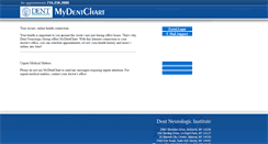 Desktop Screenshot of mydentchart.com